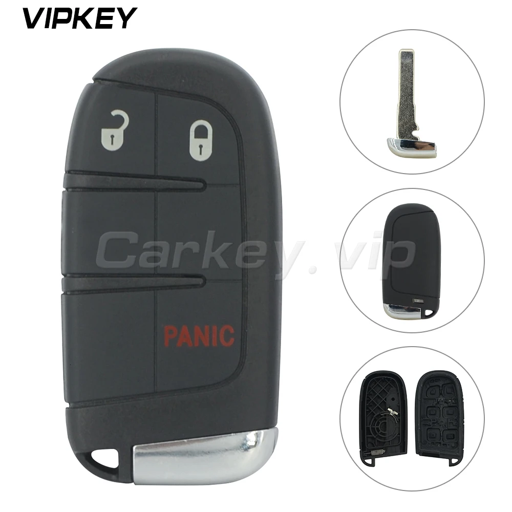 Remotekey 3 кнопки дистанционного ключа для Dodge Journey Durango Jeep Grand Cherokee оболочка для Smart ключа чехол Замена M3N-40821302