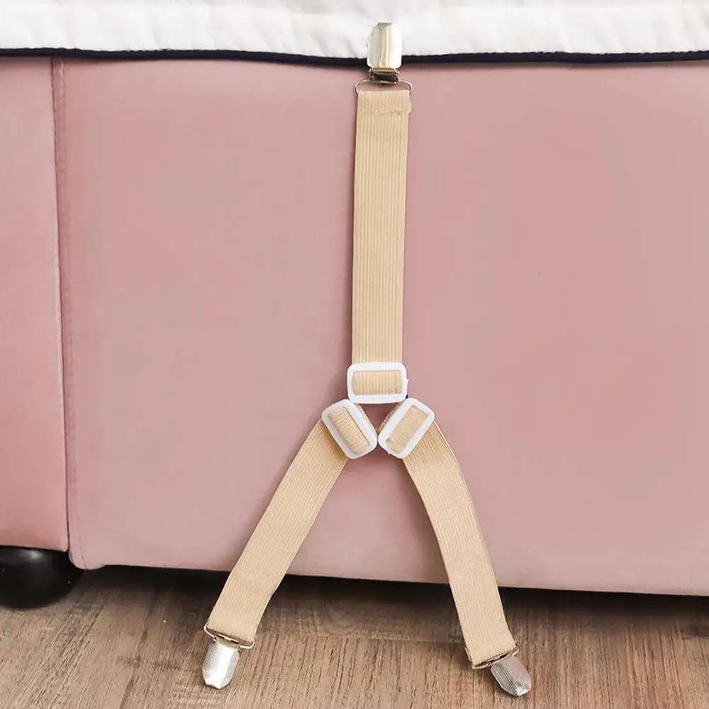 Нескользящий Зажим 4 шт. эластичный треугольный чехол для матраса одеяла Grippers