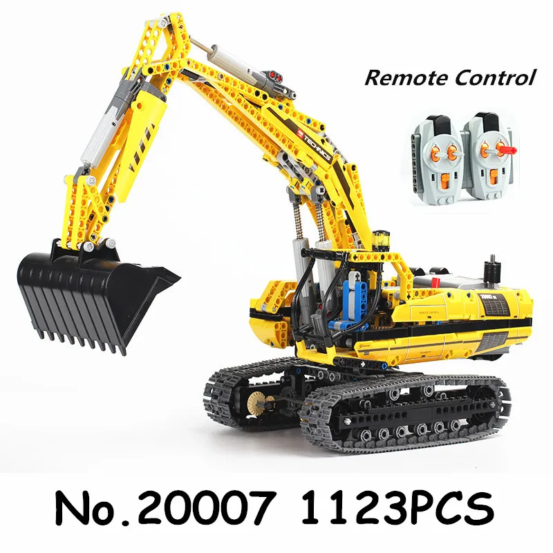 20007 1123PCS Lepinblocks, 20005, 3245 шт., модель Technic Arocs, строительные блоки, совместимые с 42043 rc tuck, подарок - Цвет: 20007 1123PCS