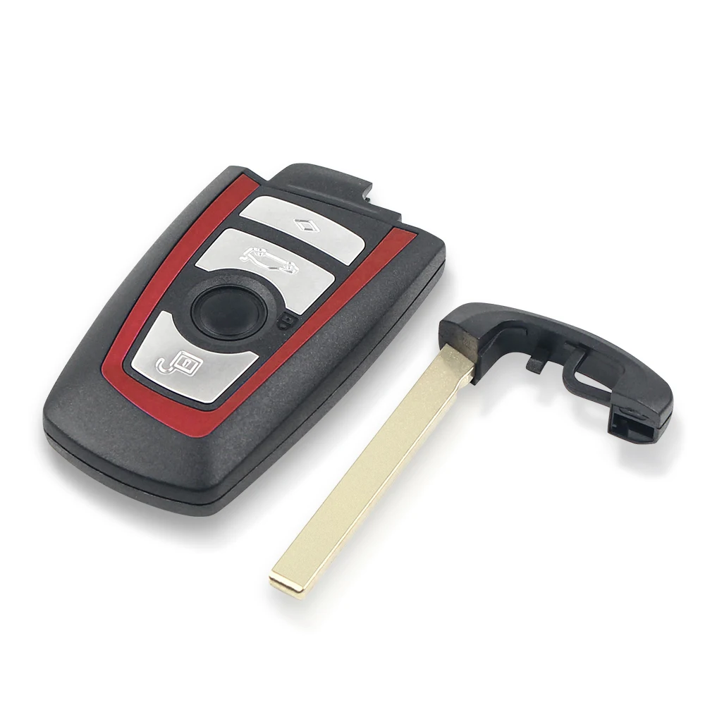 KEYYOU 3/4 кнопки дистанционный ключ брелок для BMW 5 7 F серии FEM / BDC CAS4 + 2012-2017 YGOHUF5662/YGOHUF5767
