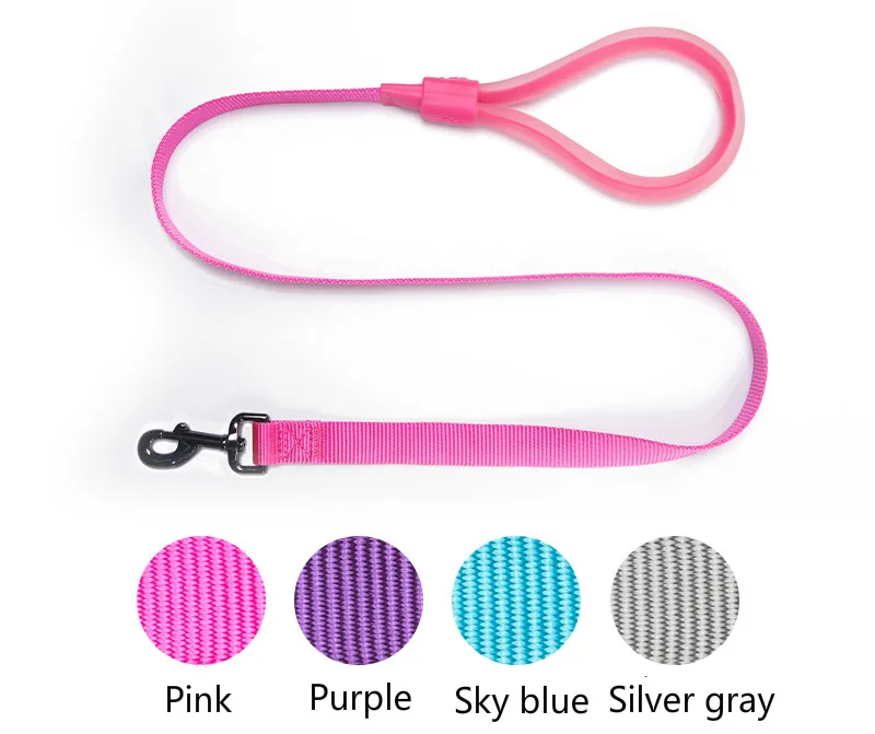 

Younice Dog Leash with Silicone Handle 25mm*125cm Suitable for a variety of dog harnesses GJLD