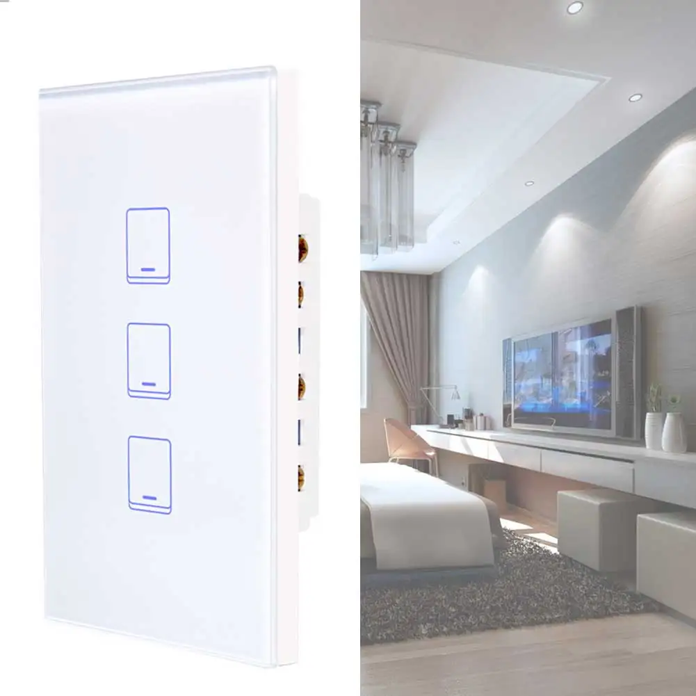 SONOFF T2US Lightweight Accessories Home Touch Panel Automatic Remote Control WIFI Wall Mounted Smart Switch Multifunction |