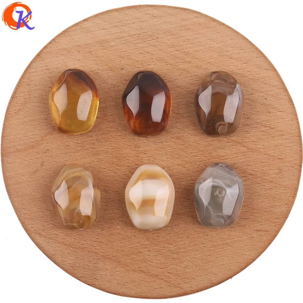 Аксессуары для ювелирных изделий Cordial Design 17x22 мм 100 шт./Акриловые бусины/Мраморный