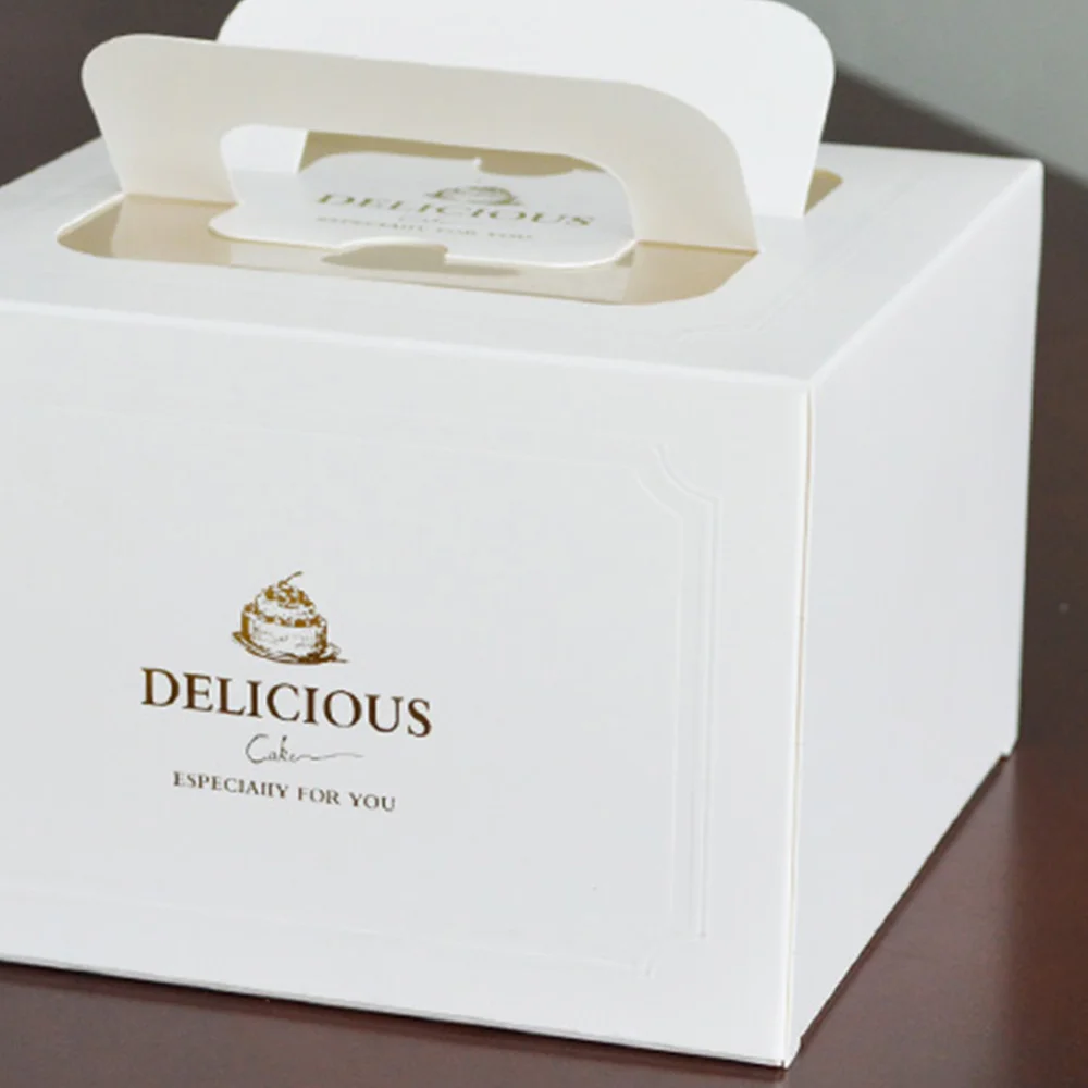 

10pcs Portable Cake Boxes Premium Cookies Delicate Boxes Cupcakes Boxes