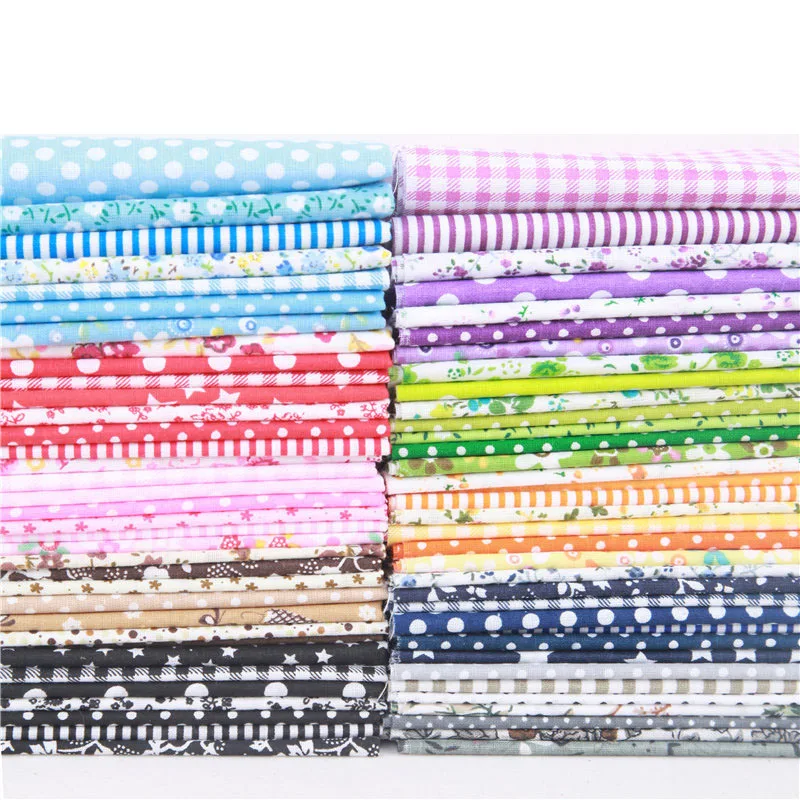 

7PCS 50X50CM Cotton Fabric Printed Cloth Sewing Quilting Fabrics for Patchwork Needlework DIY Handmade Accessories