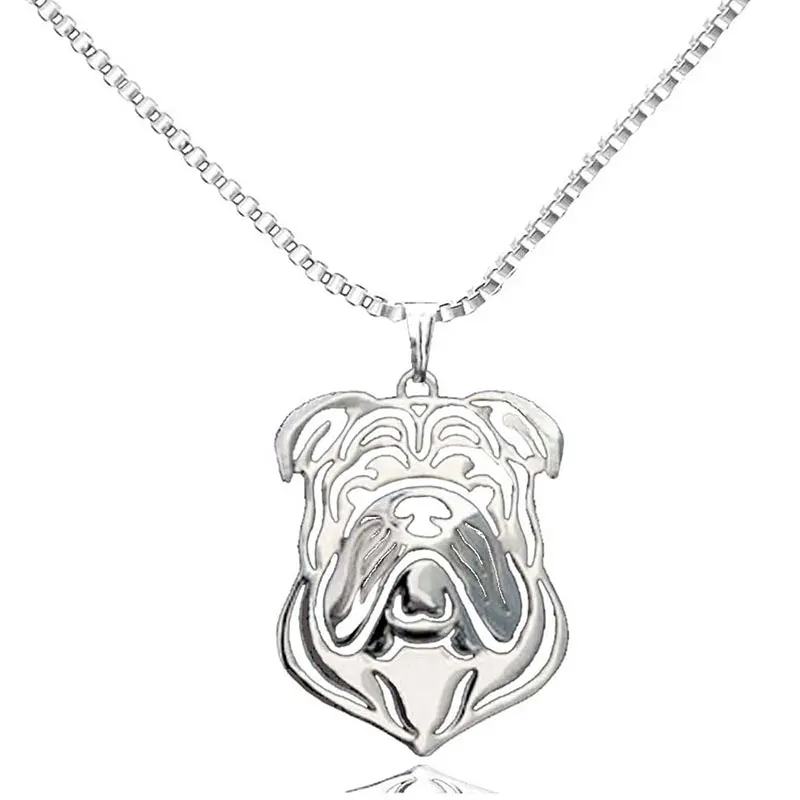 Английская подвеска в форме бульдога собака покрытая животным Мопсом