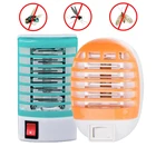 Мини-ловушка для комаров с европейской и американской вилкой, домашняя электрическая ультрафиолетовая ловушка для мух с USB, без радиации, физическая Автоматическая ловушка для комаров