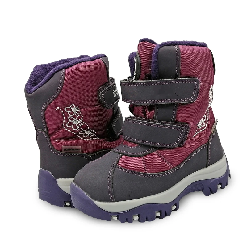 

NEW 1pair Winter warm Anti-Slippery Girl Children Wool Boot Kids ski boots, Fashion Children waterproof Snow Boots