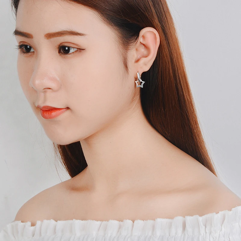 MEETSOFT тибетские серебряные антиаллергенные серьги кольца для женщин модные