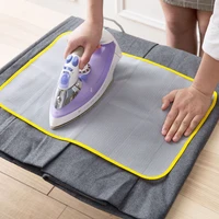 40x60cm high temperature ironing cloth ironing pad cover household protective insulation against pressing pad boards mesh cloth