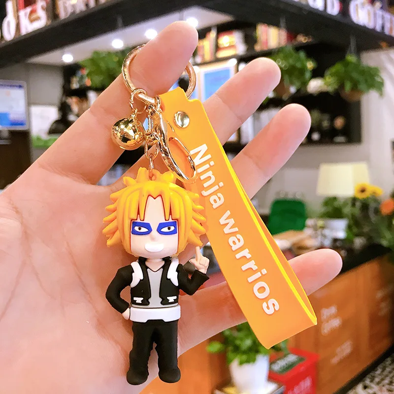 

One Fashion My Hero College Keychain Cute Double-sided Anime Keychains Car Bag Around Pendant Keyring Cartoon Accessories Gift