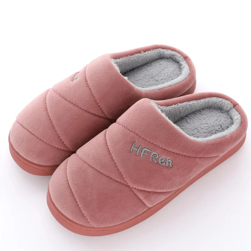 Женские домашние тапочки большие размеры 43-47 замшевые Нескользящие зимние