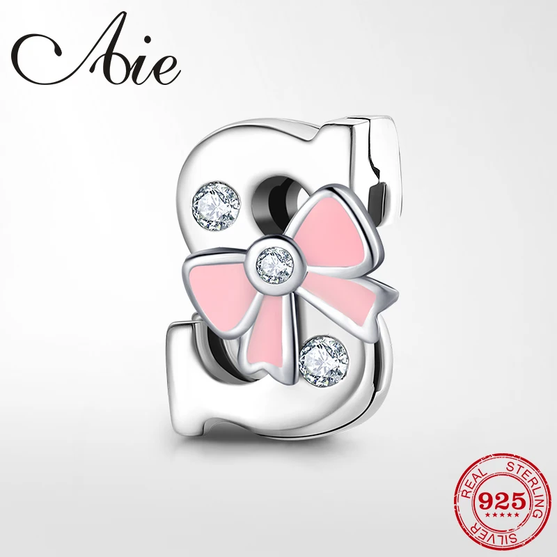 Новое поступление 100% ослепительные серебряные бусины в виде букв алфавита с