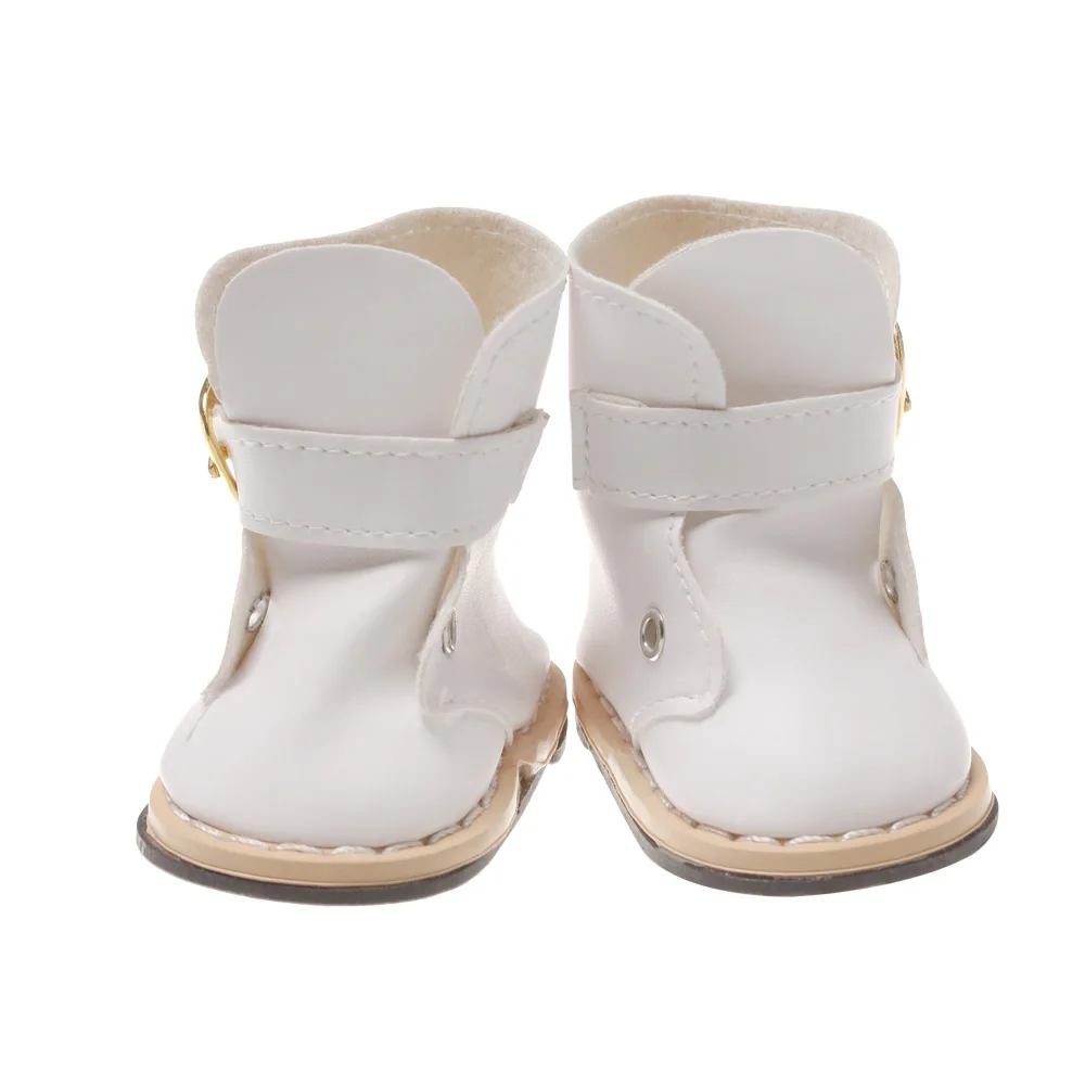 Новые кукольные сапоги обувь из искусственной кожи для 18 дюймов ручной работы