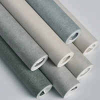modern solid color non woven wallpapers for living room bedroom walls dark green grey creamy white papel de pared