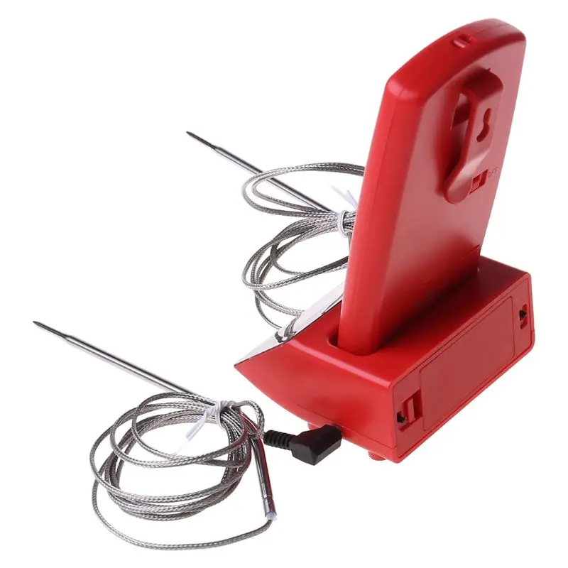 

Digital BBQ Thermometer Wireless Kitchen Oven Food Cooking Grill Smoker Meat The M2EF