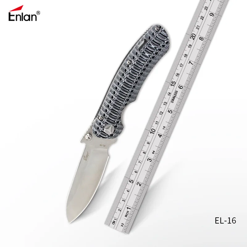 Новый складной нож Enlan EL-16 G10 с лезвием 8CR13Mov для кемпинга охоты выживания