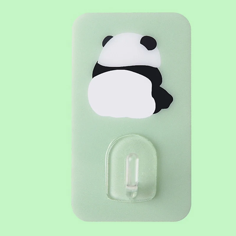 

Newly Cartoon Wall-mounted Hook Strong Home Self-adhesive Water-proof Stick Hook Traceless No Hole for Bathroom Toilet FIF66