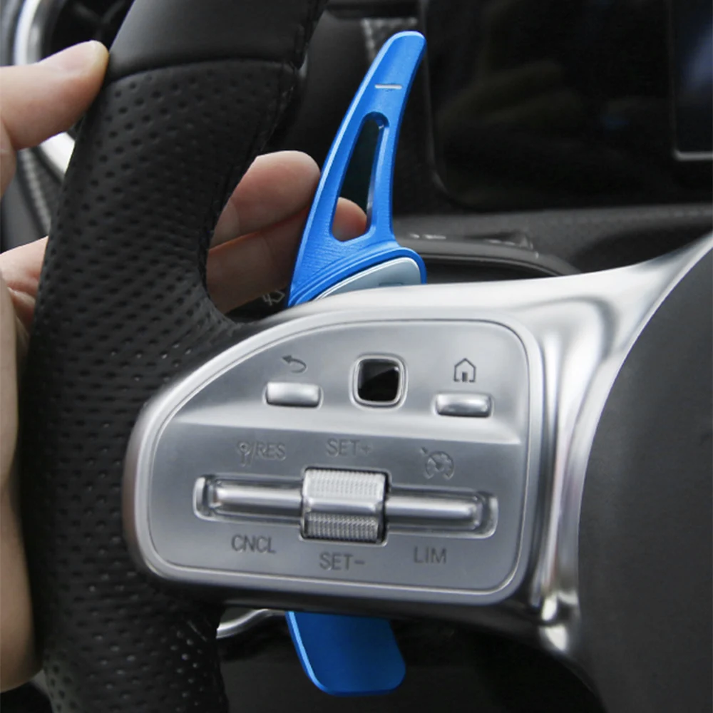 For Mercedes-Benz EQC B Class W247 MB GLB X247 CLA C118 GLA CLS C257 Coupe GLE W167 Car Steering Wheel Shift Paddles DSG Extend |