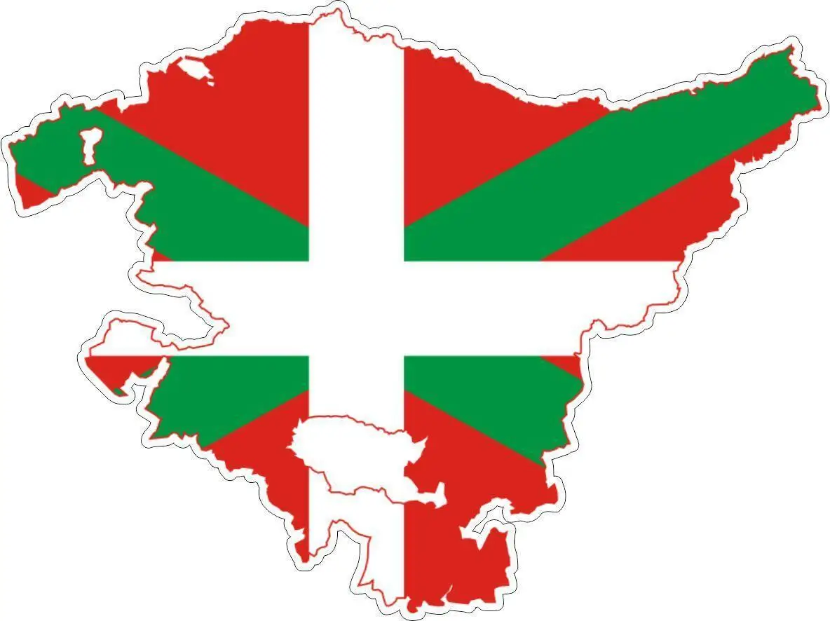 

Sticker Car Moto Map Flag Vinyl Outside Wall Decal Macbbook Basque Euskadi