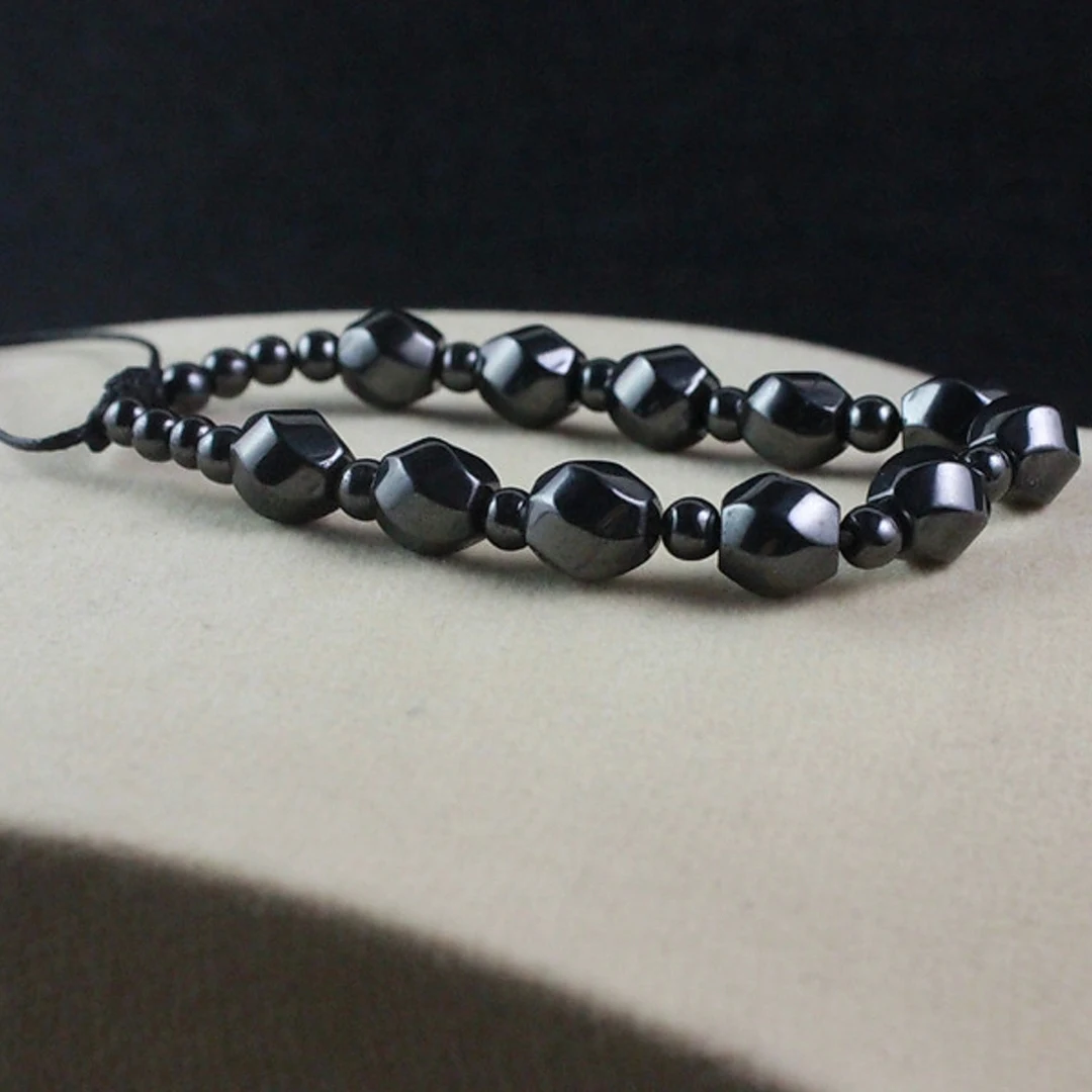 

Magnetic six-sided turn woven bracelet bracelet beaded couple jewelry boys hand bead jewelry gift
