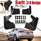 Набор литых брызговиков для Tesla Model 3 2016 - 2019 Брызговики крыло брызговиков Передняя Задняя