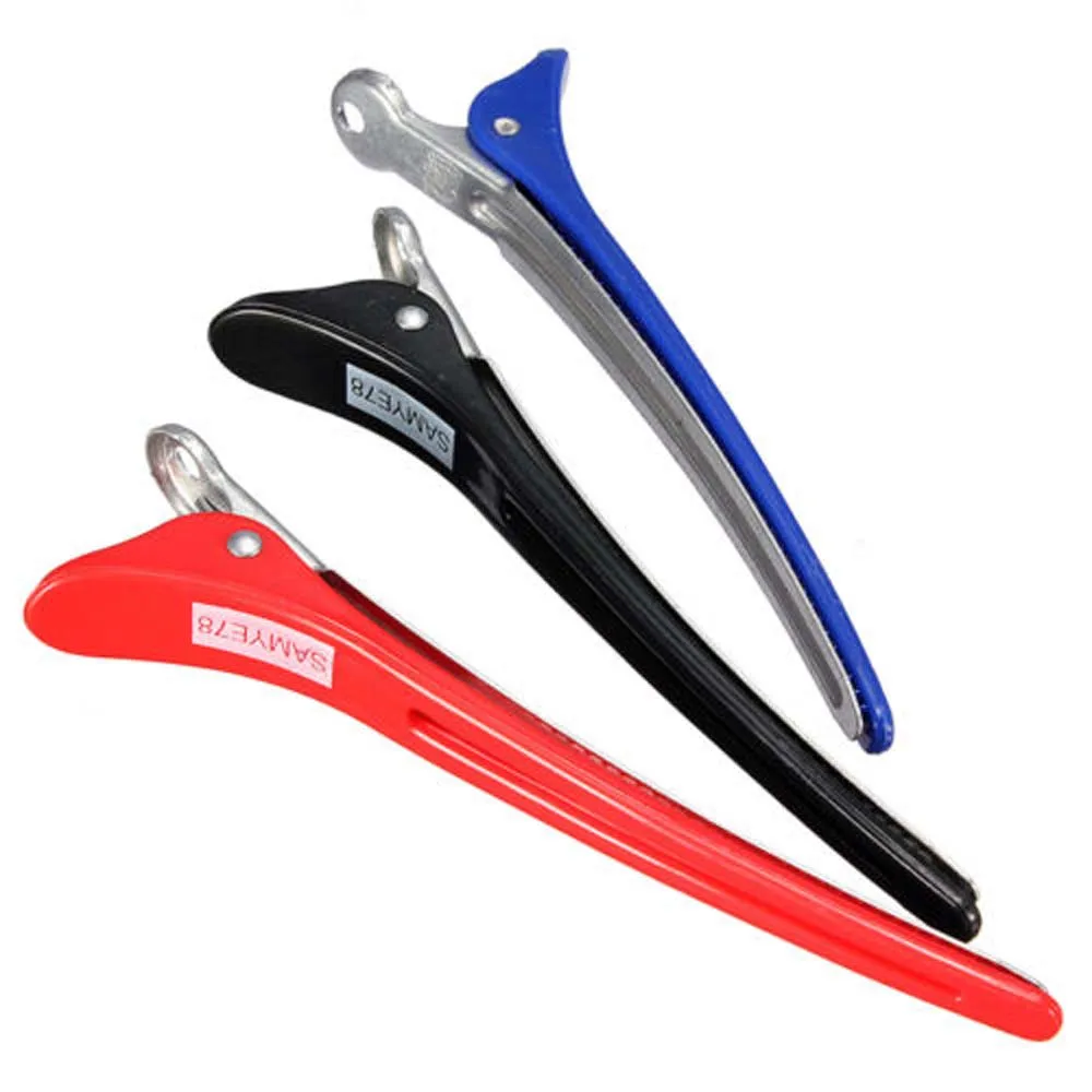 Алюминиевые пластиковые зажимы для парикмахерской инструменты аксессуары волос