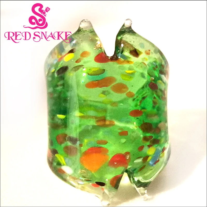 

RED SNAKE Brand Fashion Ring Handmade Murano Glass Multifarious Rings RSMG0000#396