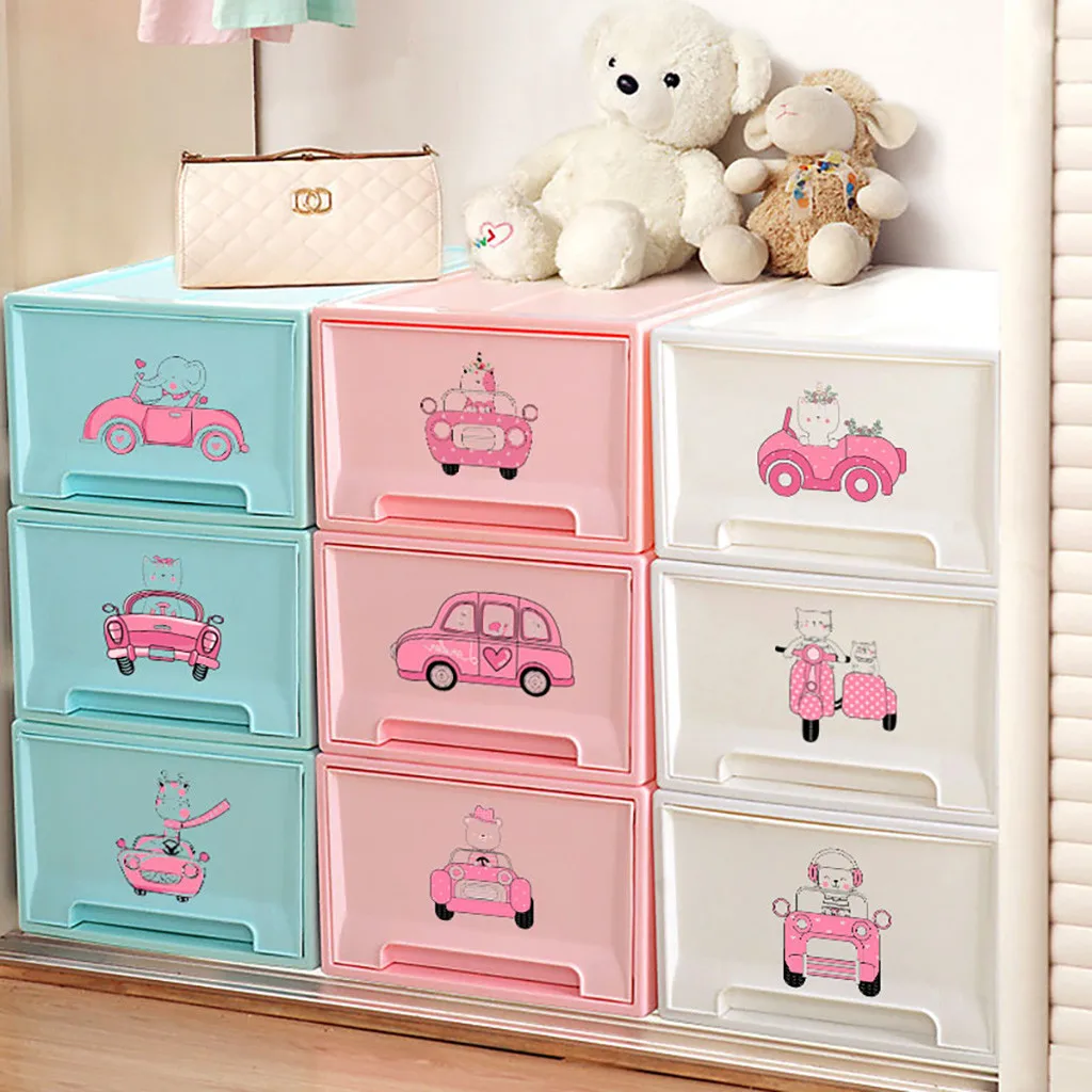 Розовый Переключатель с животным стены Стикеры переключатель для маленьких