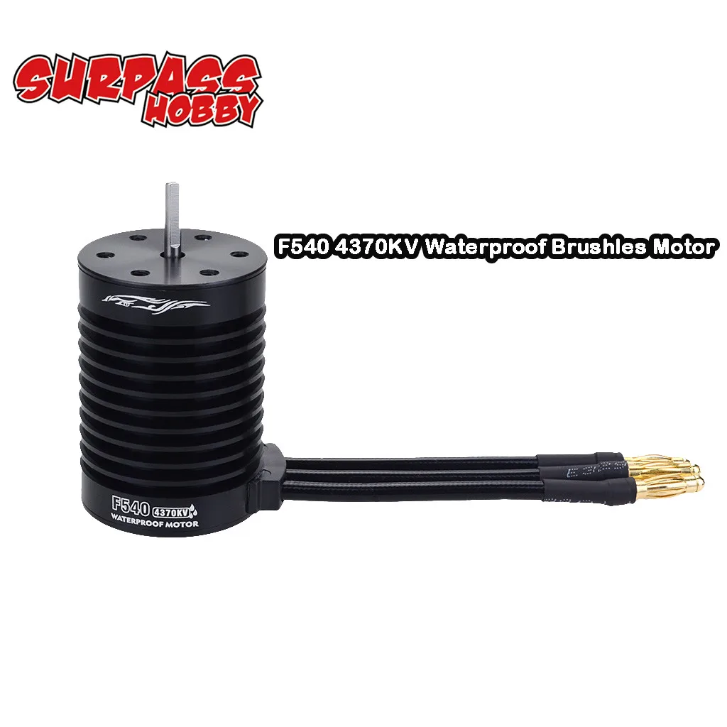 SURPASS HOBBY F540 4370KV водонепроницаемый бесщеточный двигатель для 1/10 RC гоночного грузовика