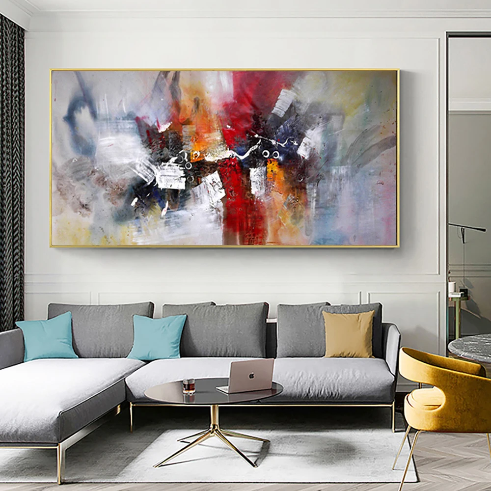 

Large Wall Art Acrylic Paintings On Canvas Hand Painted For Living Room Wall Decoration Handmade Abstract Artwork Canvas Picture