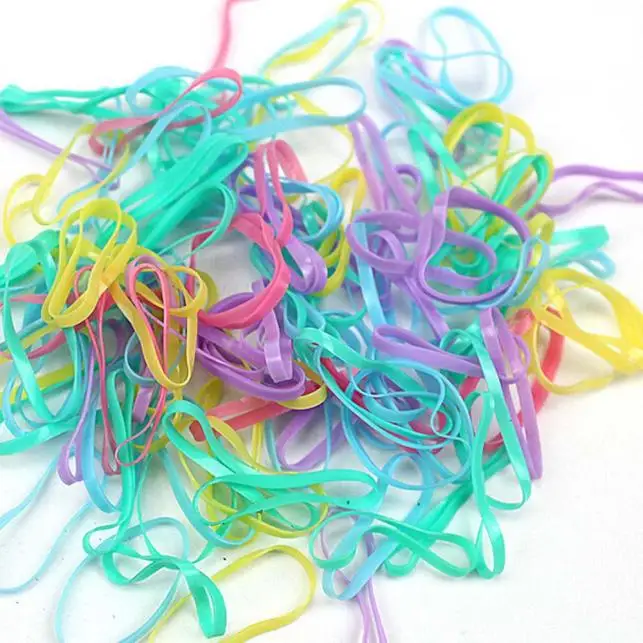 Детские эластичные резинки для волос карамельных цветов конского хвоста завязки