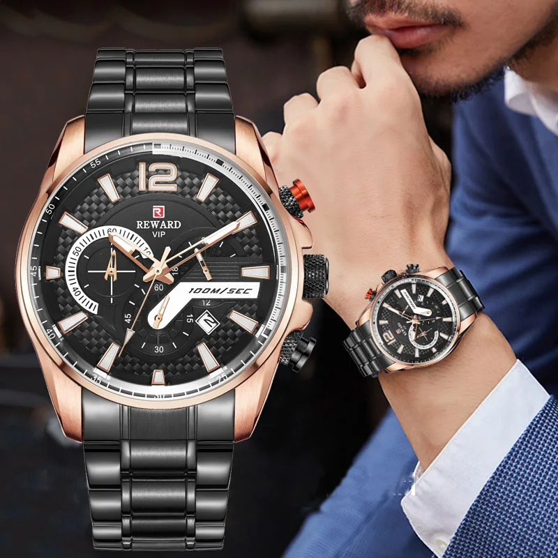 Reloj Hombre мужские наручные часы брендовые Роскошные водонепроницаемые полностью