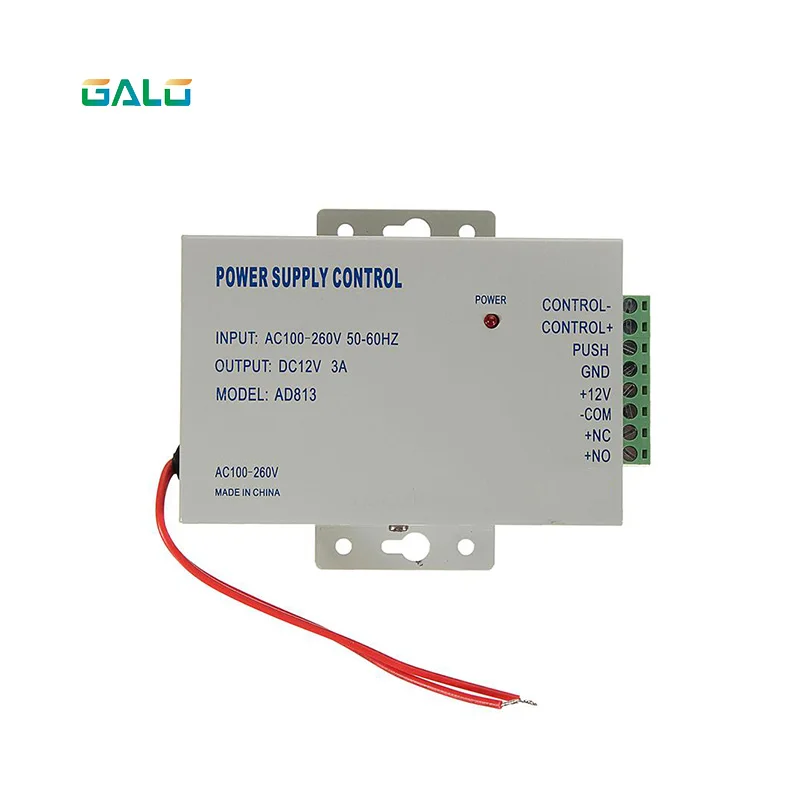 

110 to 240V 50~60 hz input 12V3A output access control transformer power supply Switch Power Supply for Access Control System