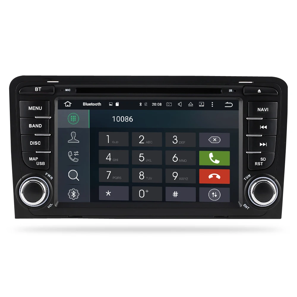 Автомобильный DVD стерео Мультимедийный Головной блок 4G ОЗУ Android 9 0 для Audi/A3/S3