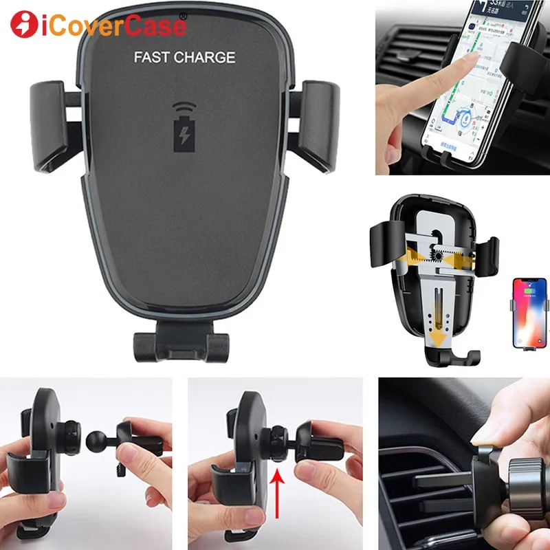 

Wireless Charger Charging Pad For Huawei Honor 8X Max P Smart+ plus P smart 2019 Qi Receiver Car Mount Phone Holder Accessory