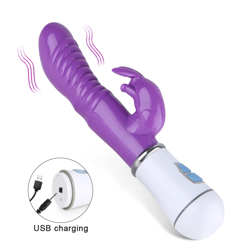 10 скоростей Двойной вибрационный стимулятор клитора вибратор точки G