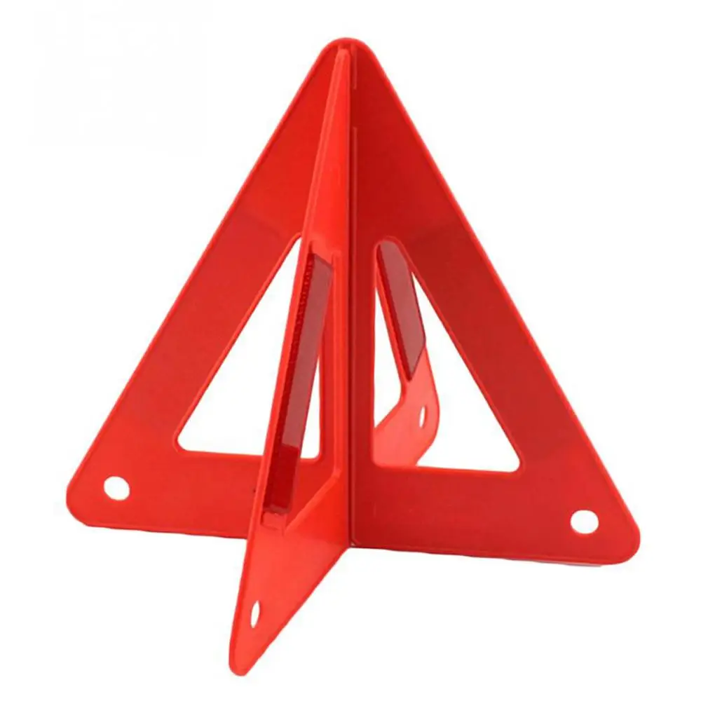 Car Auto Reflective Traffic Warning Sign Triangle Foldable Standing Tripod Emergency Road | Безопасность и защита