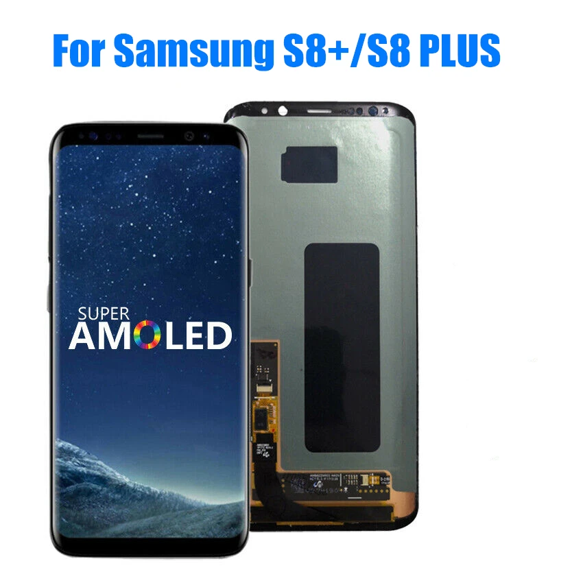 Оригинальный Super Amoled S8 + ЖК-дисплей с рамкой для SAMSUNG Galaxy S8Plus дисплей Plus G955 G955F