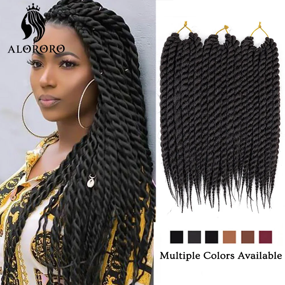 

Сенегальские крученые вязаные волосы для косичек 12 ''18'' 22 ''Омбре синтетические плетеные волосы для наращивания африканские косички для жен...