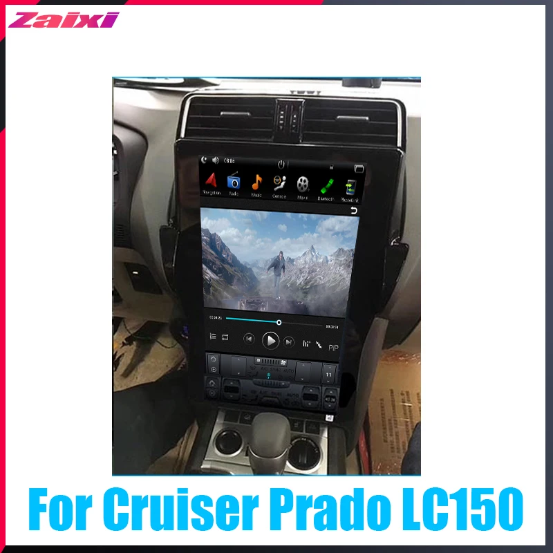 ZaiXi 17 дюймовый большой экран Tesla вертикальный Android автомобильный ПК Navi Радио для