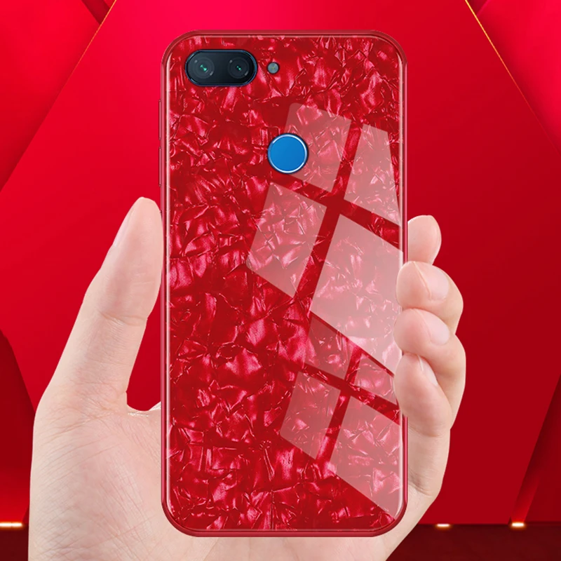JONSNOW стеклянный чехол для Xiaomi mi 9 8 Lite Мягкий защитный A2 6 глянцевый Жесткий Чехол -