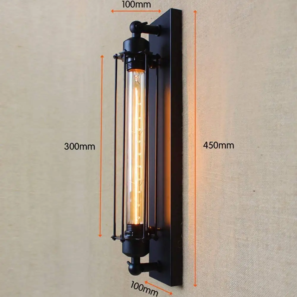 220 В американская Ретро промышленная ветровая железная палочка Эдисона нитка E27