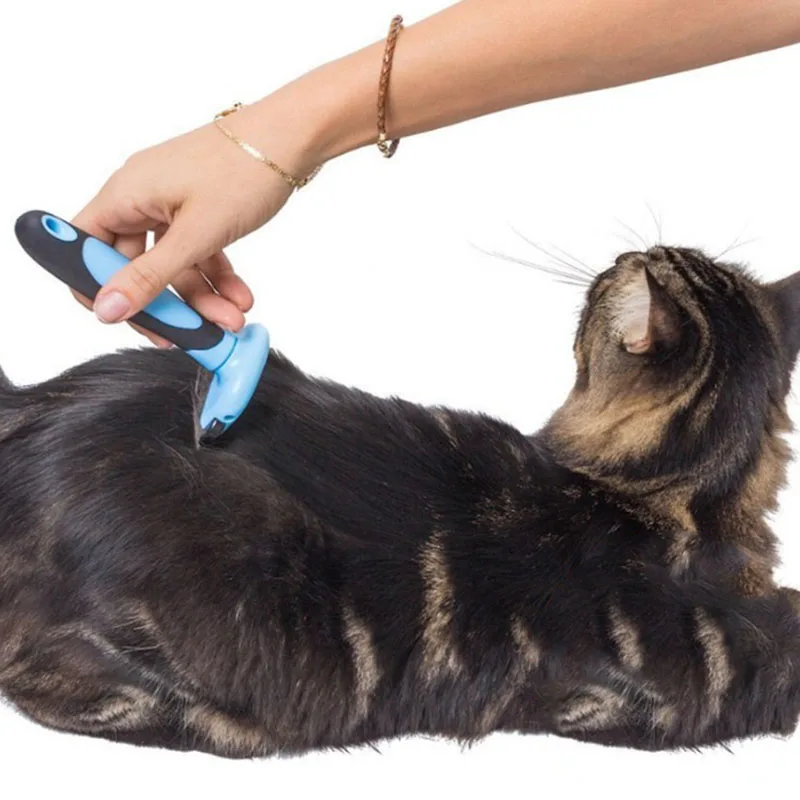 

Pet Dog Comb Stainless Steel Hair Removal Clean Grooming Cat and Dog Brush Hair Knot Grooming Tool Pet Supplies Accessories