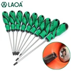 Набор отверток LAOA Torx 9 шт., шестиугольная отвертка Torx S2 со средним отверстием, специальные отвертки