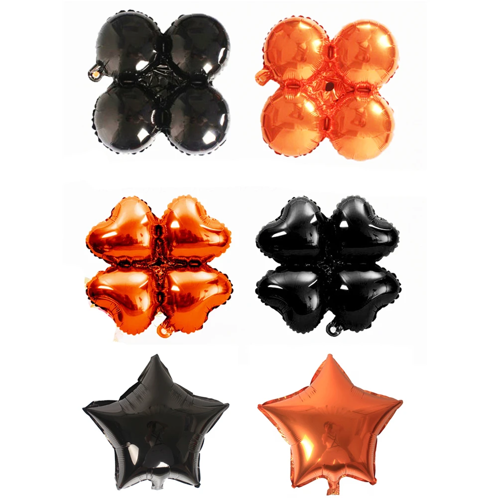 50 шт. Хэллоуин четырехлистный клевер Сердце Звезда Воздушные шары украшения