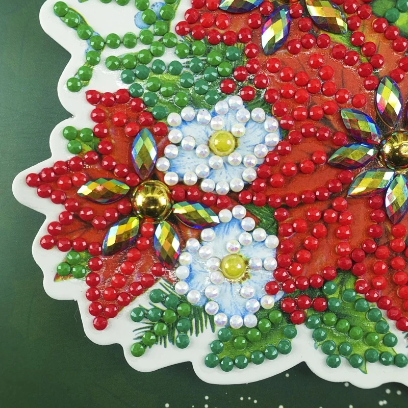

Christmas Card 5D Diamond Painting Kits Christmas Tree Santa Claus Full Drill New Year Greeting Card Christmas DIY Gift