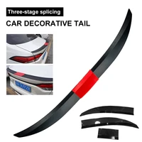 universal car trunk spoiler wing adjustable tail spoiler lip carbon fiber adhesive anti aging car styling exterior decoration