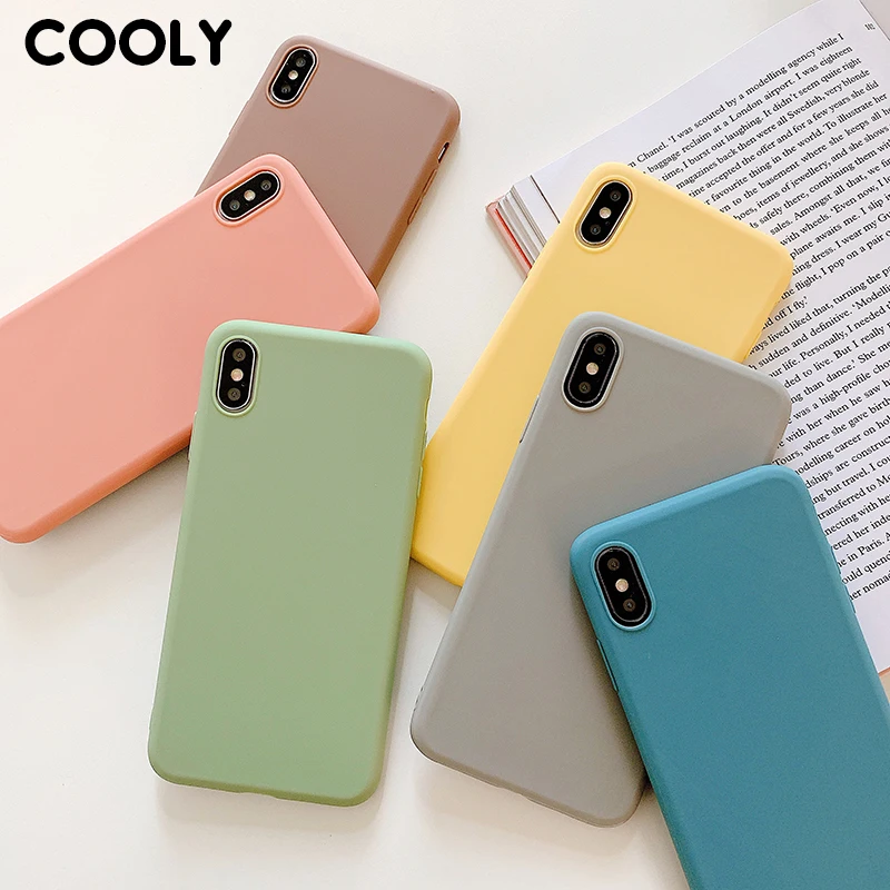Чехол COOLY карамельного цвета для iphone 11 Pro Max 6 6S Plus 7 8 X XS XR 5 5S SE задняя крышка
