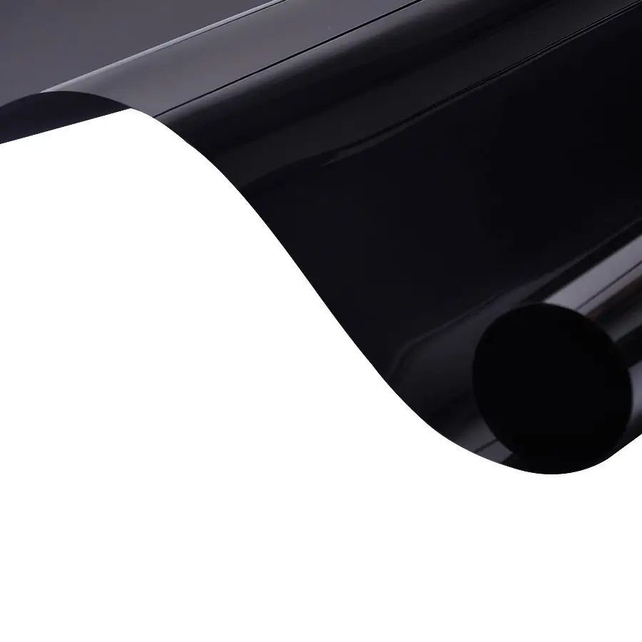 Черная непрозрачная самоклеящаяся стеклянная пленка на окна для спальни балкона